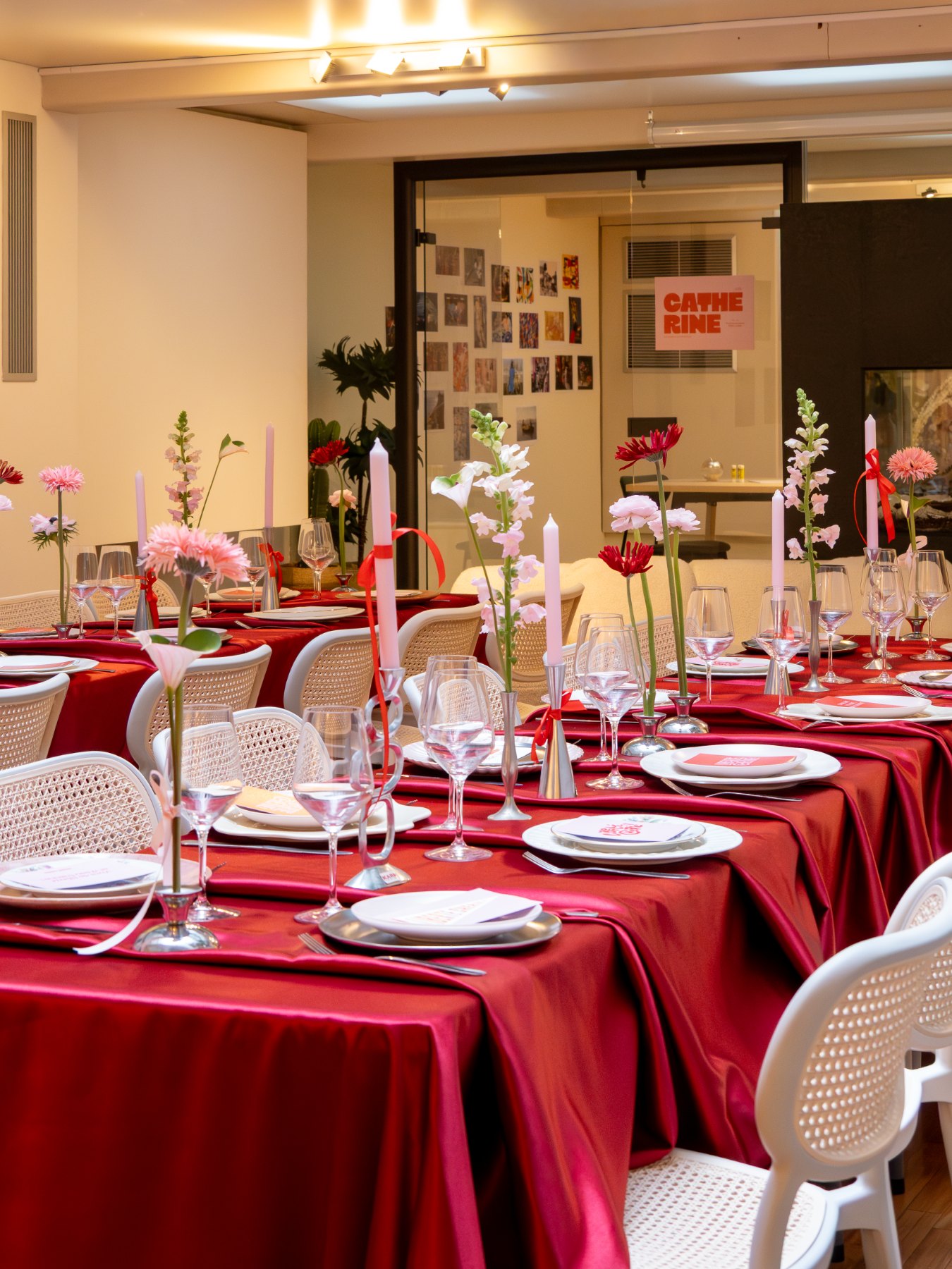 Buffet dressé pour une soirée d'entreprise chez Kaskad République