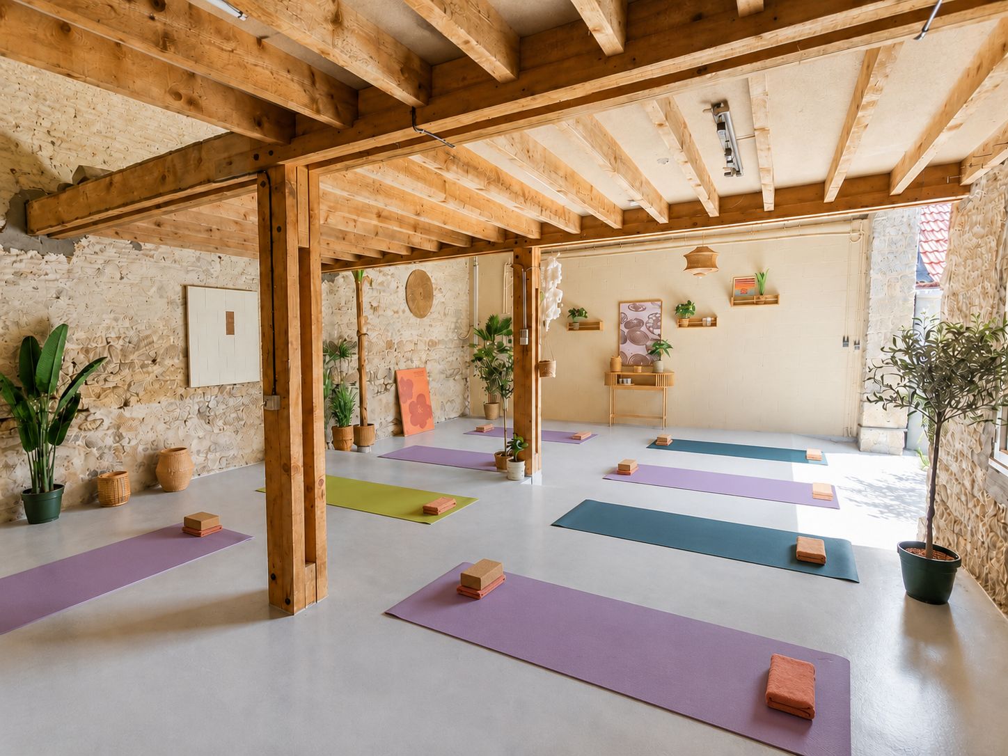 Salle de yoga de 60 m² équipée à Kaskad Taki